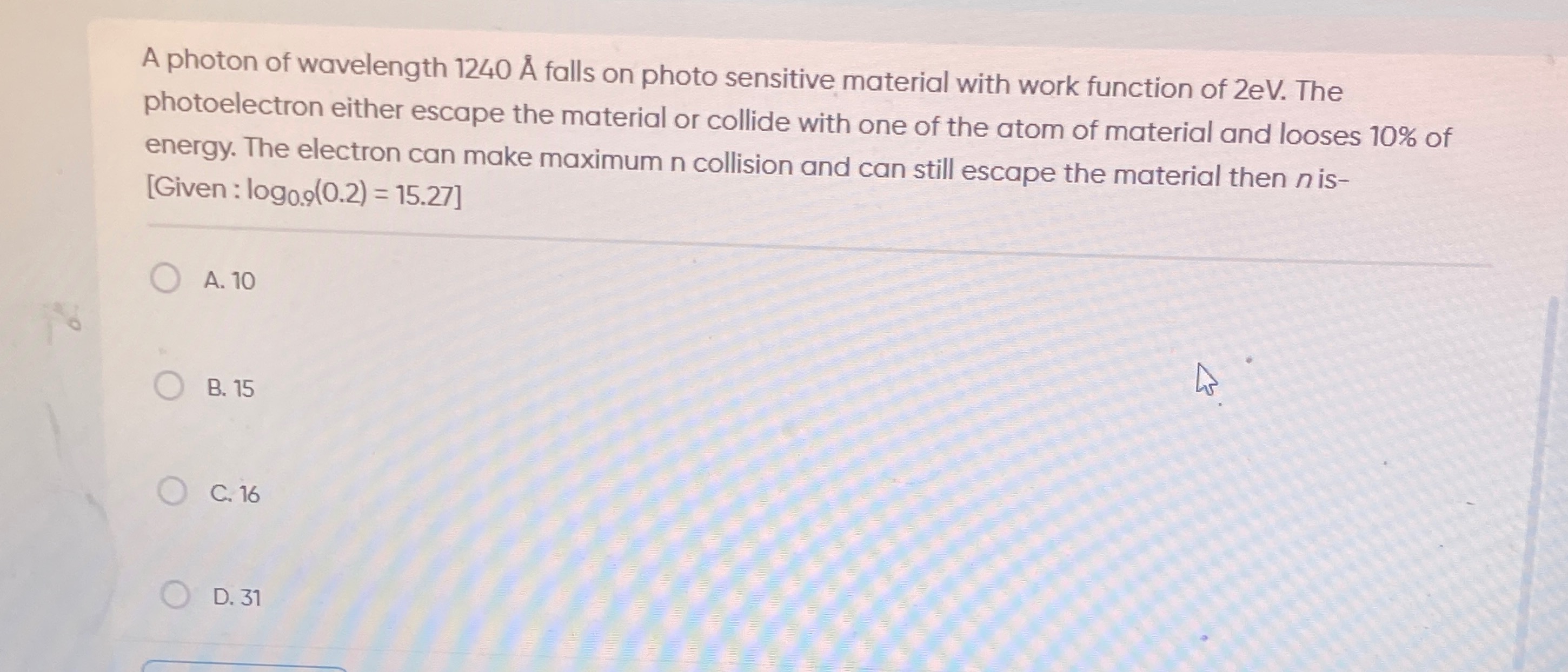 Visual representation for Physics