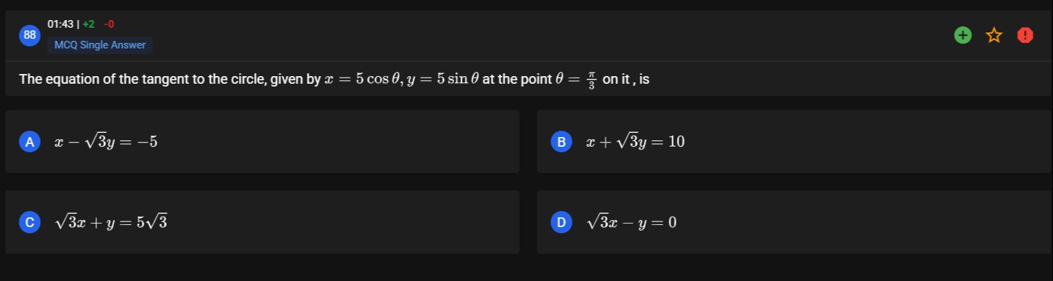 Visual representation for Mathematics