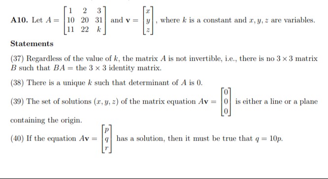 Visual representation for linear algebra