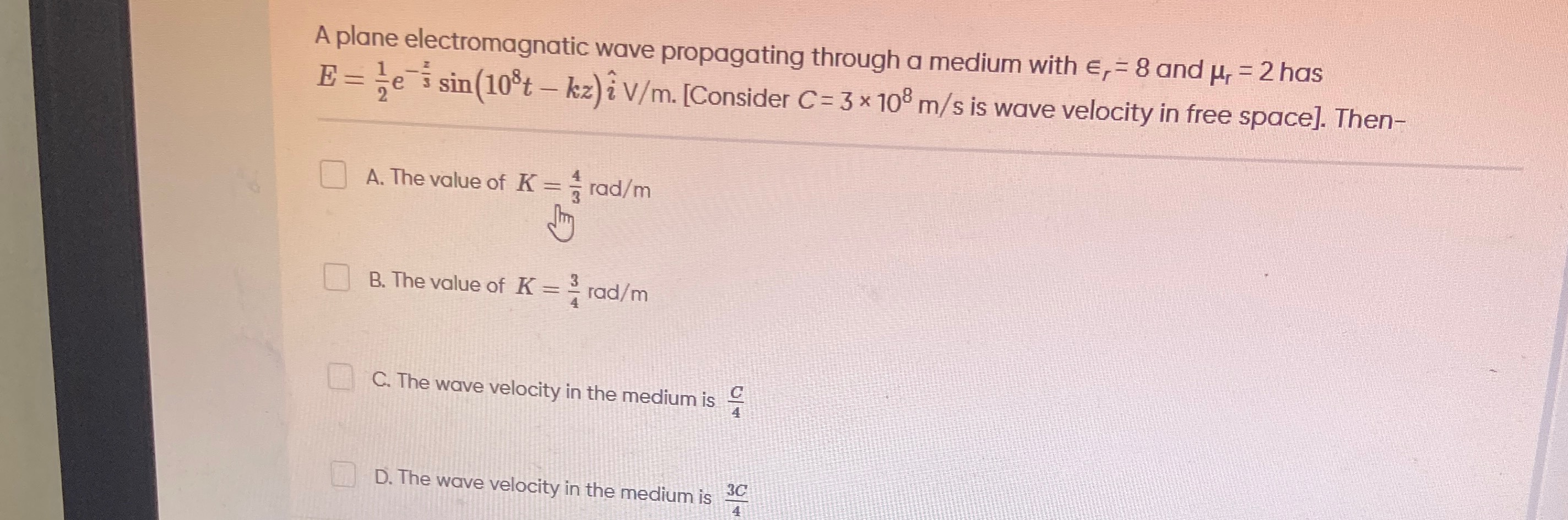 Visual representation for Physics