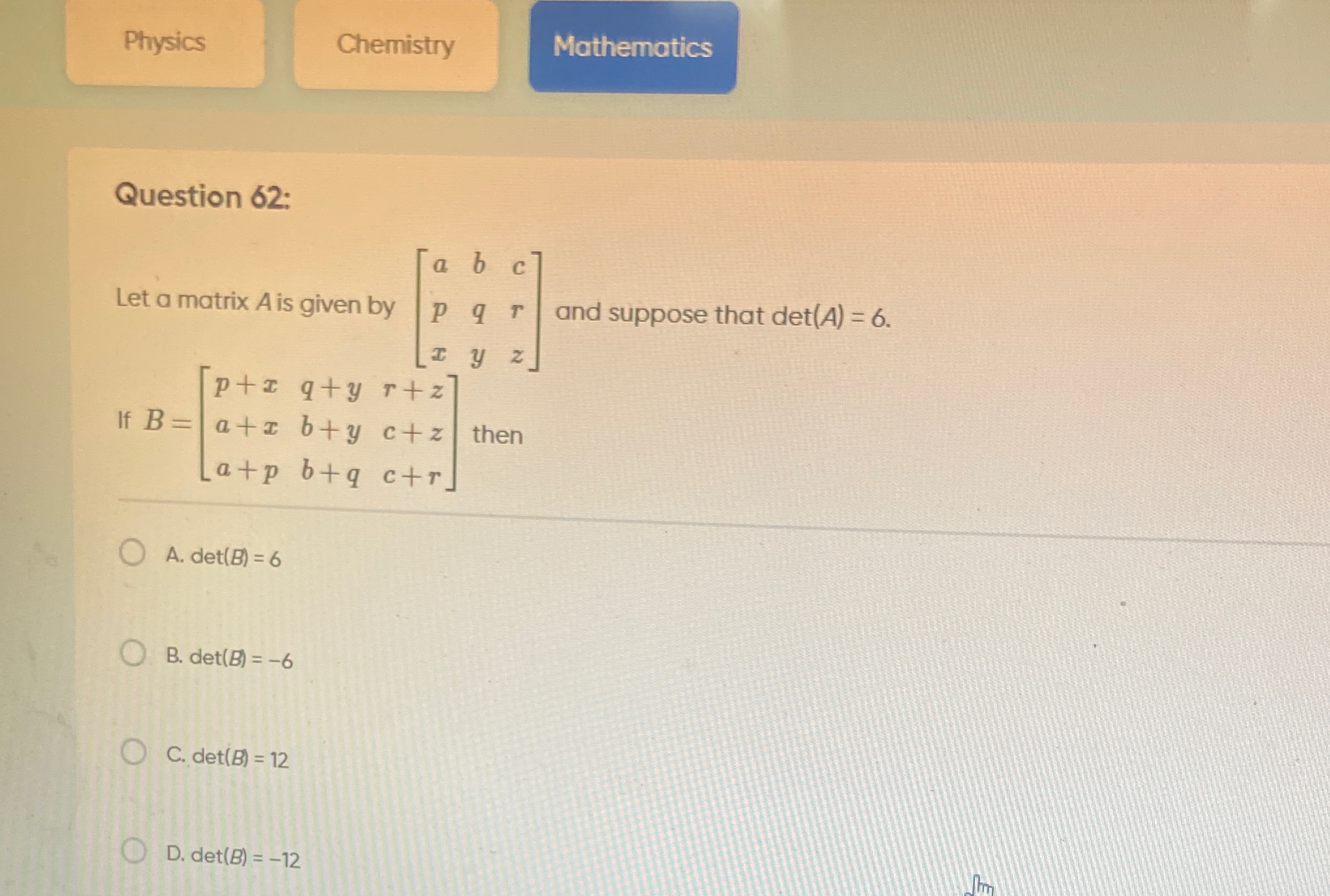 Visual representation for Mathematics