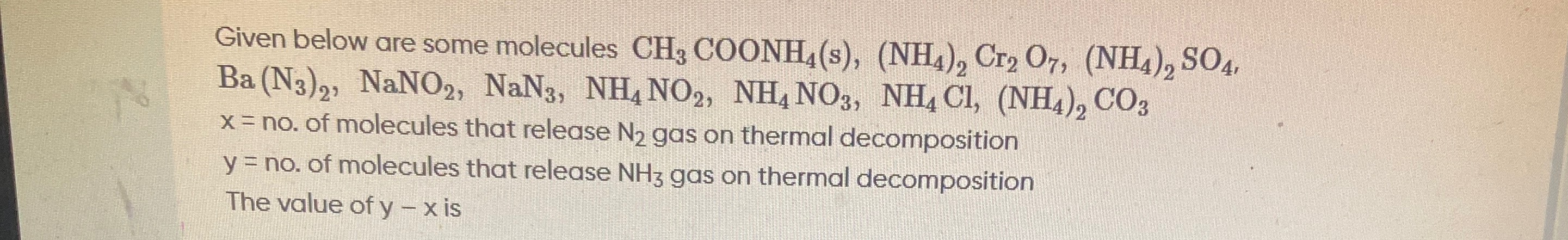Visual representation for Chemistry