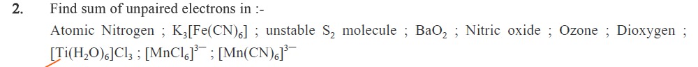 Visual representation for Chemistry