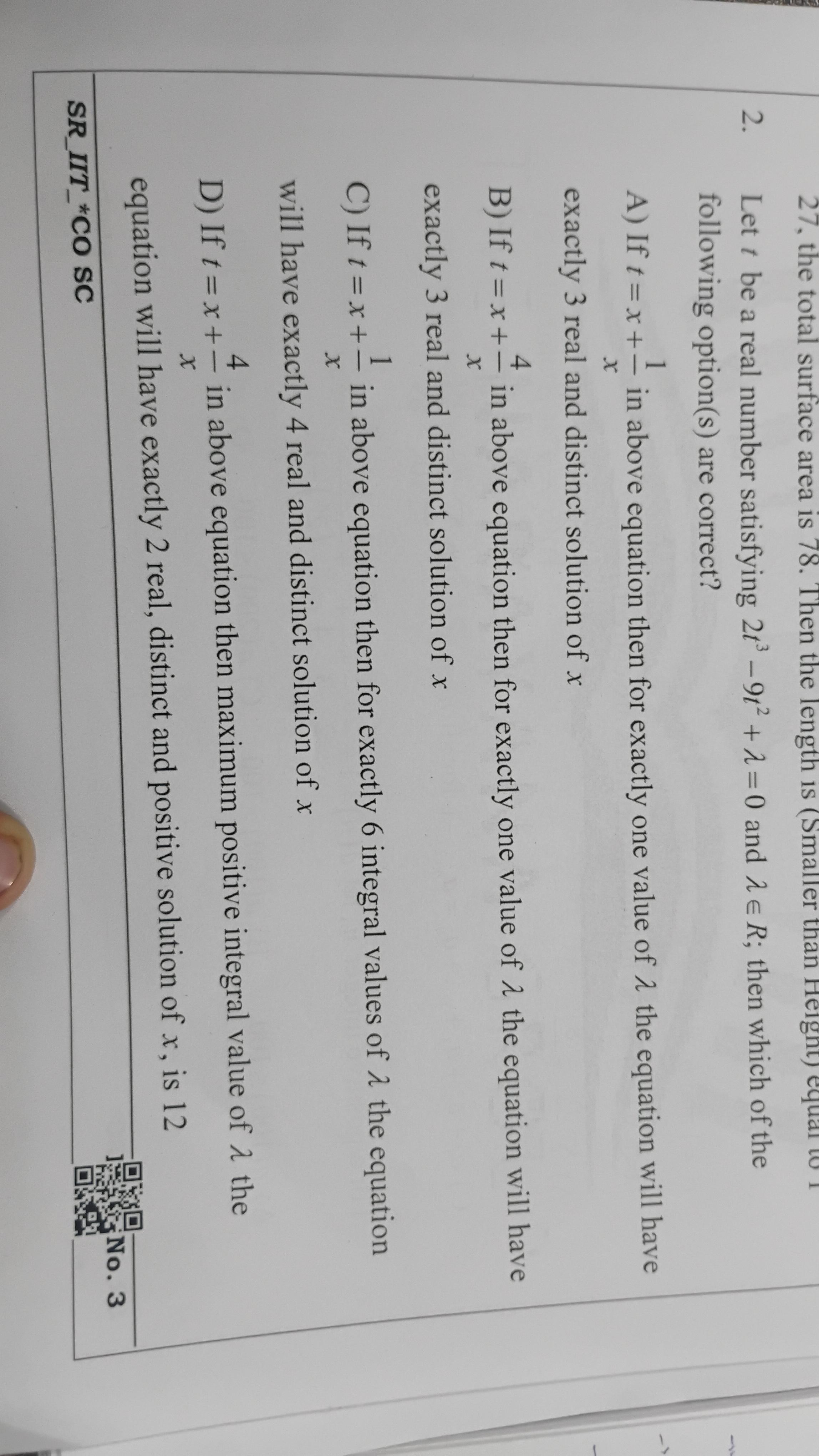 Visual representation for Mathematics