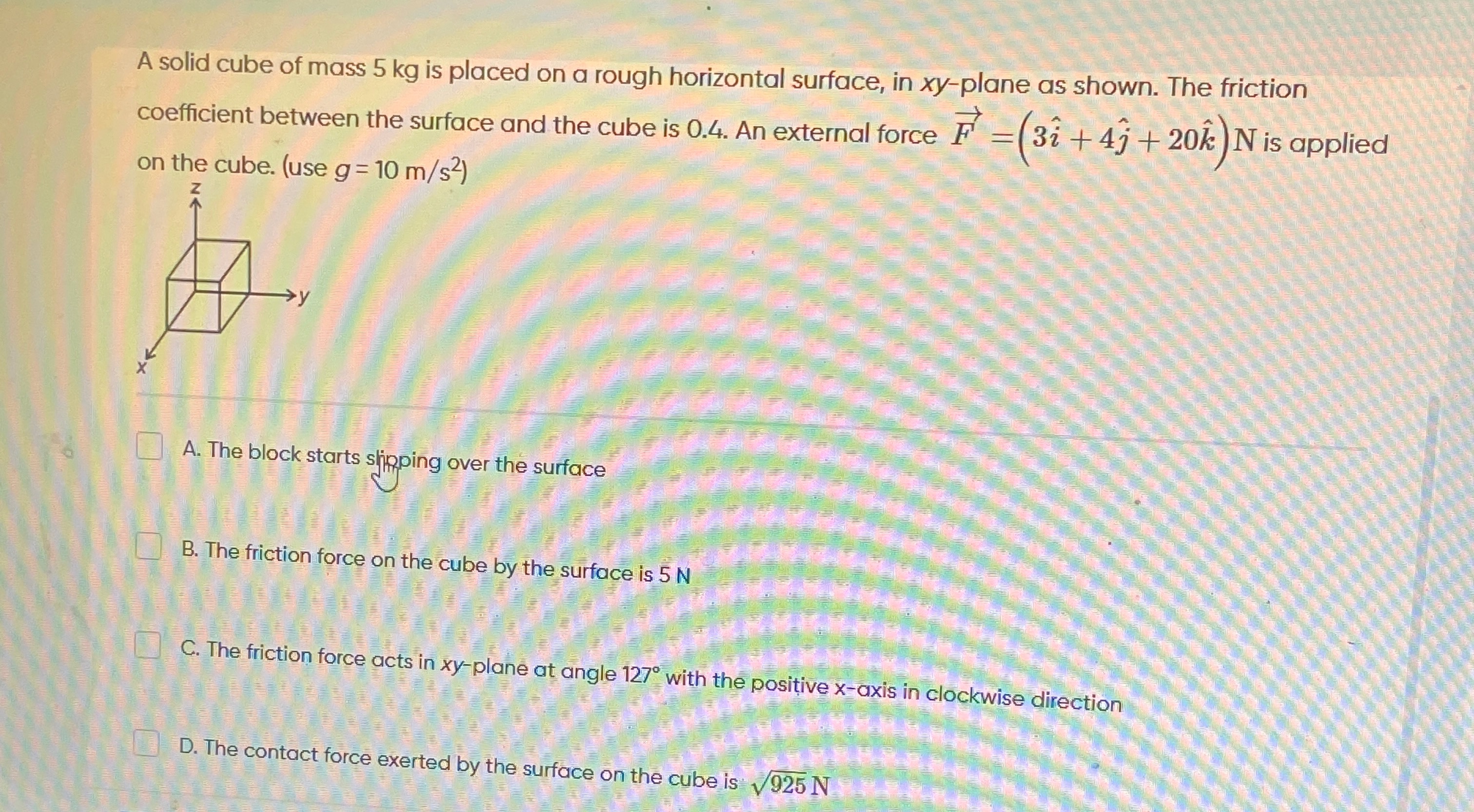 Visual representation for Physics