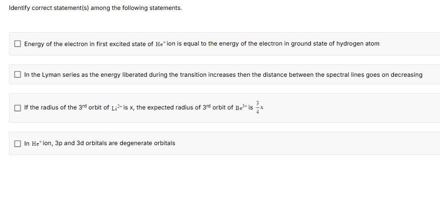 Visual representation for Chemistry